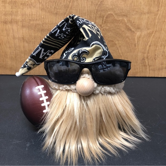 Saints Gnome NFL Tan Football Sports Fan New Orleans Ball Sunglasses - Picture 4 of 8